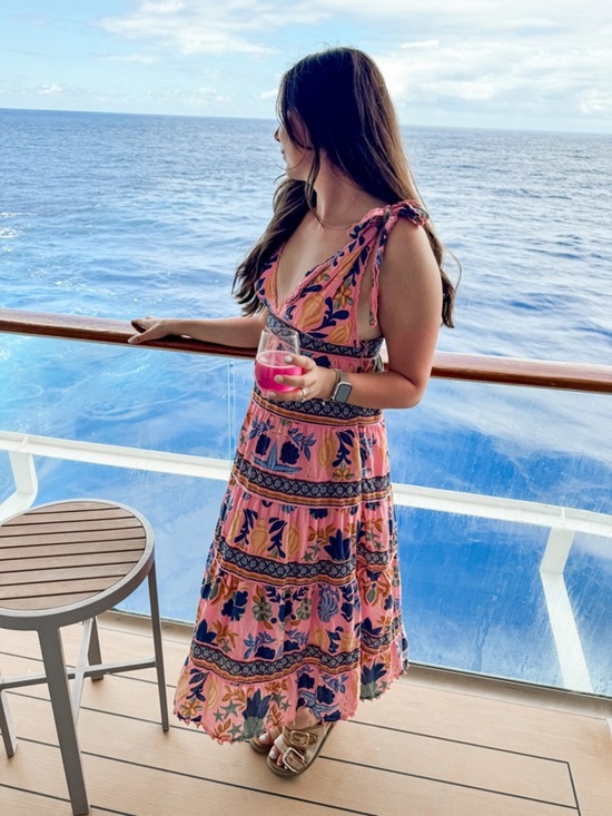 FARM Rio Dresses & Skirts - Farm Rio Pink Seashell Tapestry Midi Size Large Retails $275